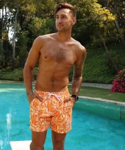 Kulani Kinis Men's Swim Trunks - Lost At Sunset