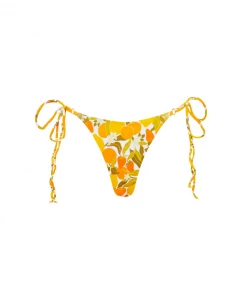 Kulani Kinis New Arrivals Thong Tie Side Bikini Bottom - Limoncello 15 Kulani Kinis New Arrivals Thong Tie Side Bikini Bottom - Limoncello