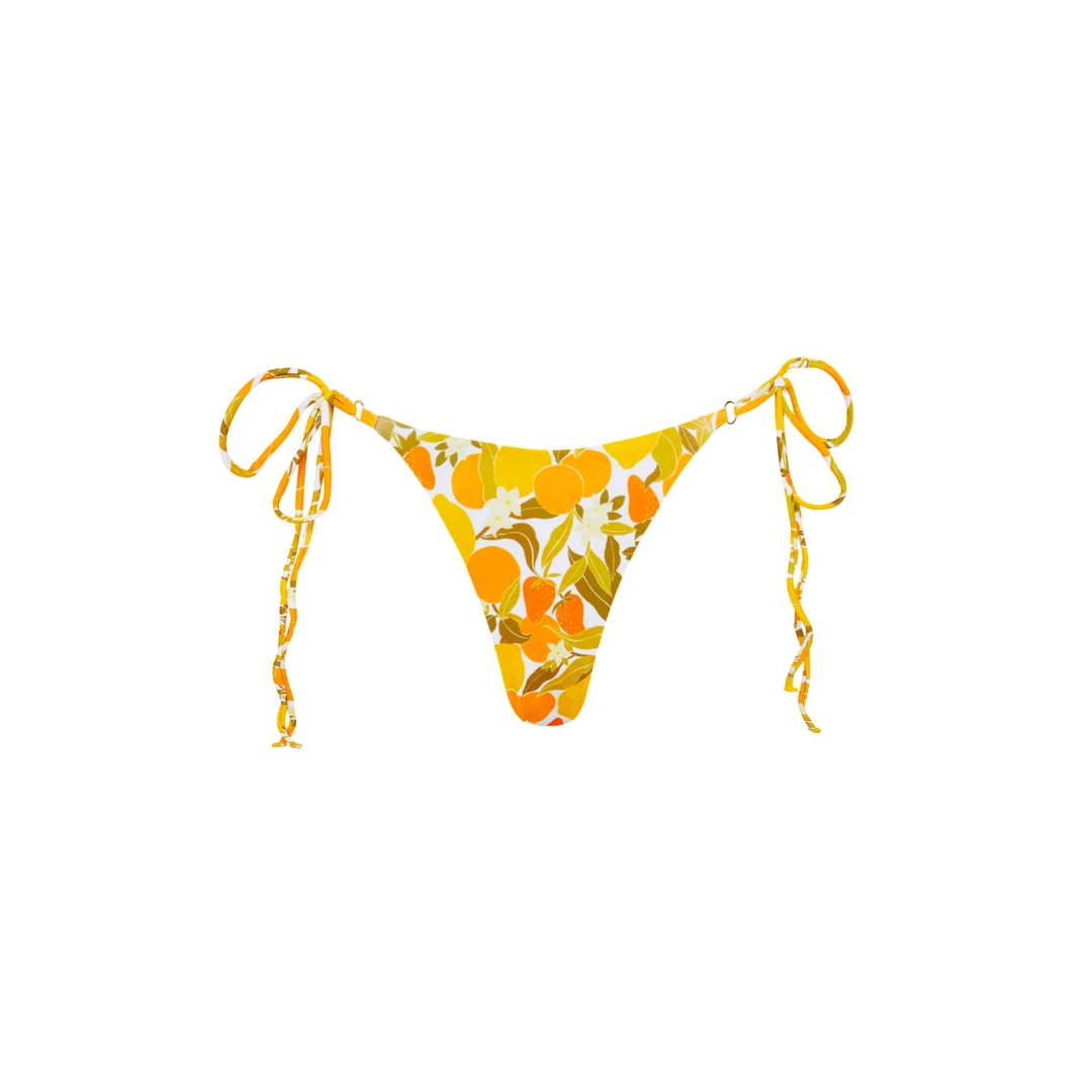 Kulani Kinis New Arrivals Thong Tie Side Bikini Bottom - Limoncello 9 Kulani Kinis New Arrivals Thong Tie Side Bikini Bottom - Limoncello