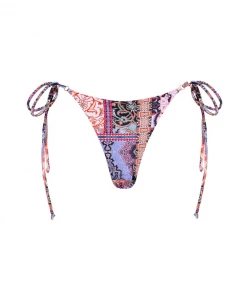 Kulani Kinis New Arrivals Thong Tie Side Bikini Bottom - Moonlight Motel
