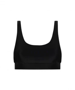 Kulani Kinis Long Crop Bikini Top - Pitch Black 23 Kulani Kinis Long Crop Bikini Top - Pitch Black