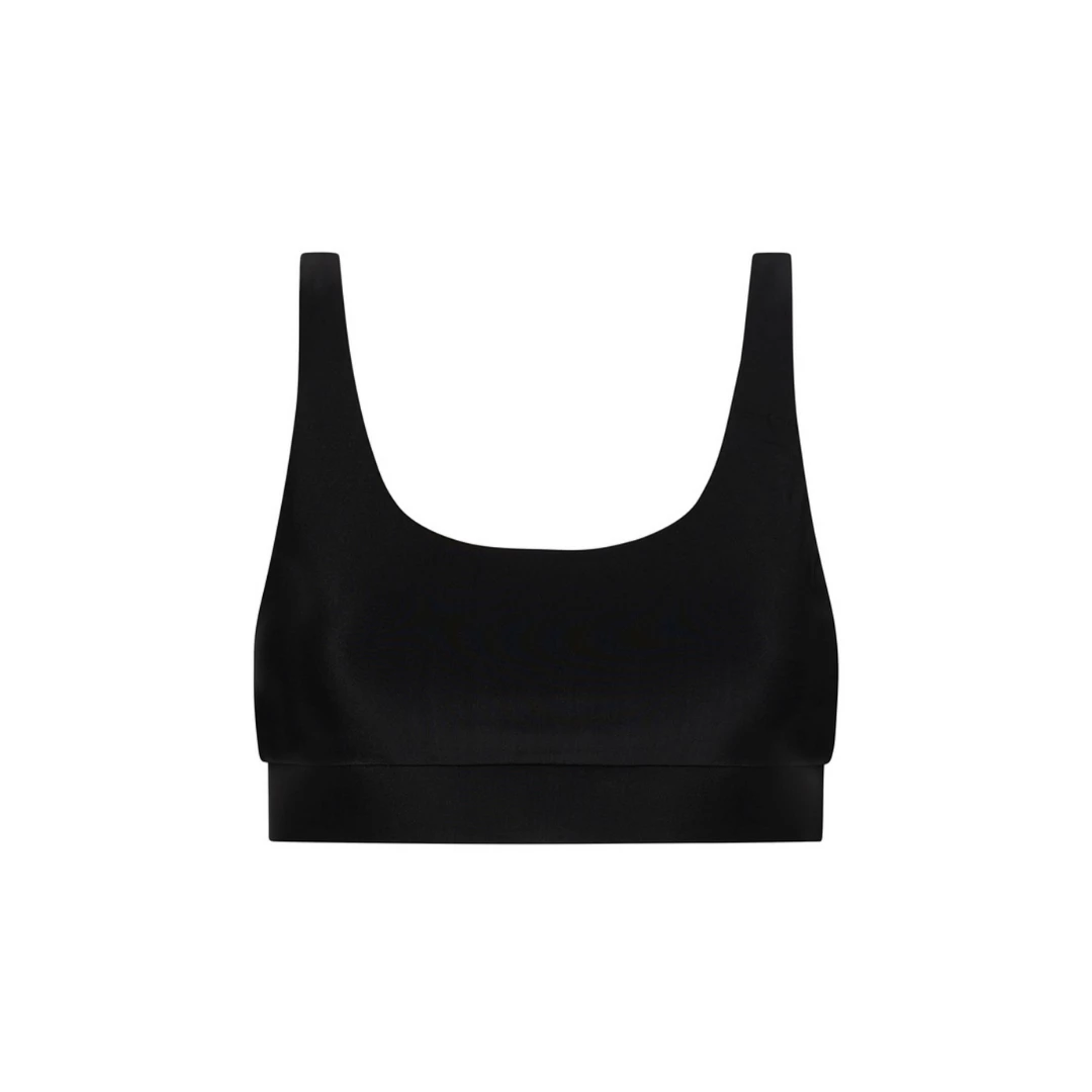 Kulani Kinis Long Crop Bikini Top - Pitch Black 13 Kulani Kinis Long Crop Bikini Top - Pitch Black