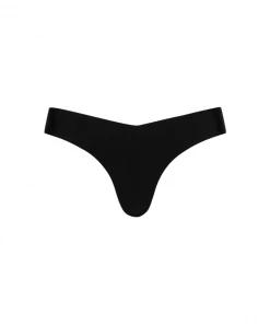 Kulani Kinis Bikini Bottoms Cheeky V Bikini Bottom - Pitch Black