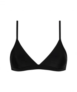 Kulani Kinis Triangle Bikini Top - Pitch Black Bikini Tops 21 Kulani Kinis Triangle Bikini Top - Pitch Black Bikini Tops