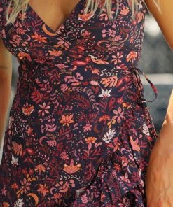 Kulani Kinis New Arrivals Wrap Mini Dress - Bowie