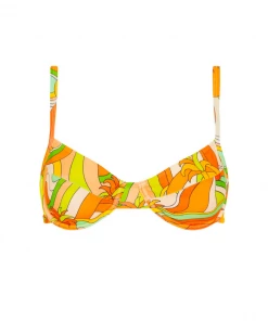 Kulani Kinis Ditzy Underwire Bra Bikini Top - Road Runner 17 Kulani Kinis Ditzy Underwire Bra Bikini Top - Road Runner