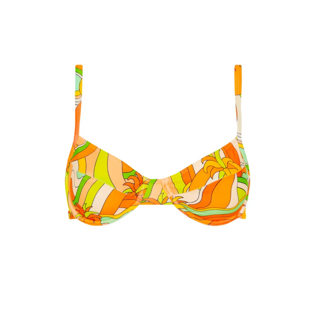 Kulani Kinis Ditzy Underwire Bra Bikini Top - Road Runner 10 Kulani Kinis Ditzy Underwire Bra Bikini Top - Road Runner