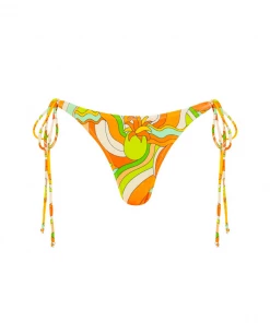 Kulani Kinis Full Coverage Tie Side Bikini Bottom - Road Runner