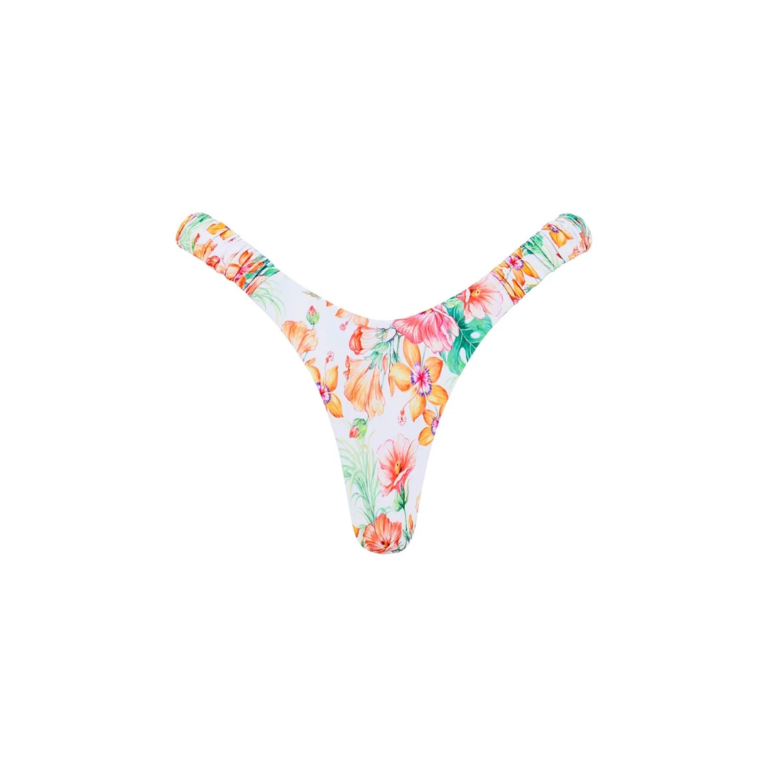 Kulani Kinis New Arrivals Retro Y Thong Bikini Bottom - Tropicana 10 Kulani Kinis New Arrivals Retro Y Thong Bikini Bottom - Tropicana