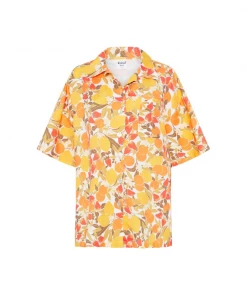 Kulani Kinis Oversized Linen Shirt - Limoncello New Arrivals