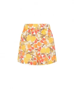 Kulani Kinis New Arrivals Relaxed Linen Shorts - Limoncello