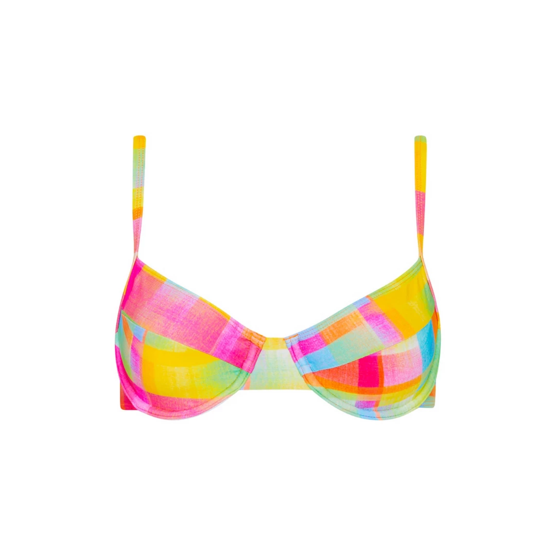 Kulani Kinis Ditzy Underwire Bra Bikini Top - Candy Cove 9 Kulani Kinis Ditzy Underwire Bra Bikini Top - Candy Cove