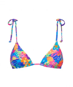 Kulani Kinis Bikini Tops Padded Bralette Bikini Top - Rainbow Jungle
