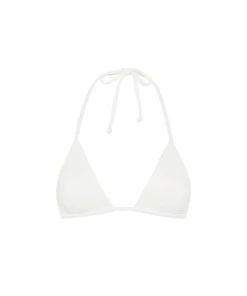 Kulani Kinis New Arrivals Slide Triangle Bikini Top - White Ribbed 15 Kulani Kinis New Arrivals Slide Triangle Bikini Top - White Ribbed