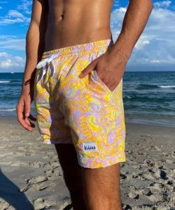Kulani Kinis Men's Swim Trunks - Whipped Wonder 9 Kulani Kinis Men's Swim Trunks - Whipped Wonder