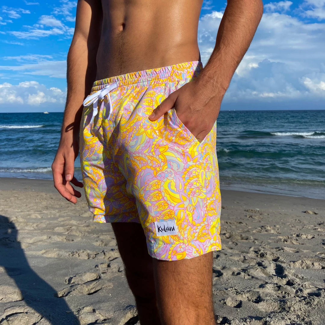 Kulani Kinis Men's Swim Trunks - Whipped Wonder 5 Kulani Kinis Men's Swim Trunks - Whipped Wonder