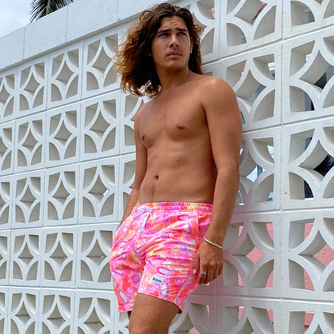 Kulani Kinis Men's Swim Trunks - Rosie Rivers 4 Kulani Kinis Men's Swim Trunks - Rosie Rivers