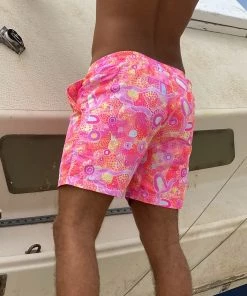 Kulani Kinis Men's Swim Trunks - Rosie Rivers 16 Kulani Kinis Men's Swim Trunks - Rosie Rivers